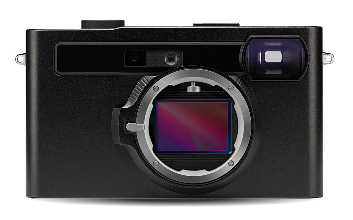 Pixii Max rangefinder camera without aa lens on a white background